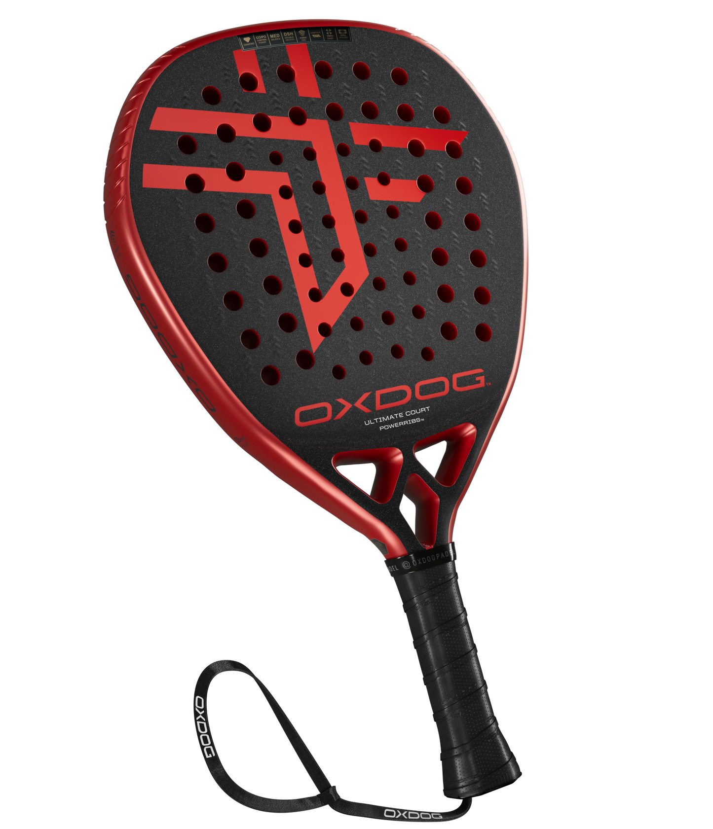 ULTIMATE COURT Composite 3D/Sand DM ( black / red )